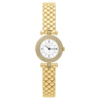 Pre-owned Van Cleef & Arpels Paris Diamond Classique Ladies Watch In 18k Yellow Gold