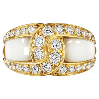 Pre-owned Van Cleef & Arpels Paris Mother-of-pearl Ring In Multi