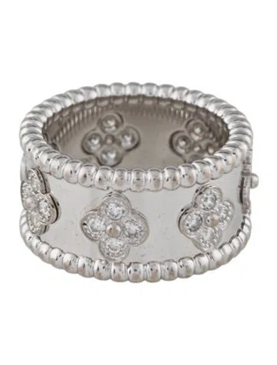 Pre-owned Van Cleef & Arpels Perlée Clovers Ring, Small Model In Multi