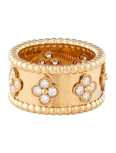 Pre-owned Van Cleef & Arpels Perlée Clovers Ring, Small Model In Multi
