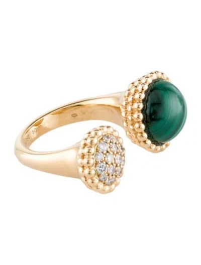 Pre-owned Van Cleef & Arpels Perlée Couleurs Between The Finger Ring In Multi