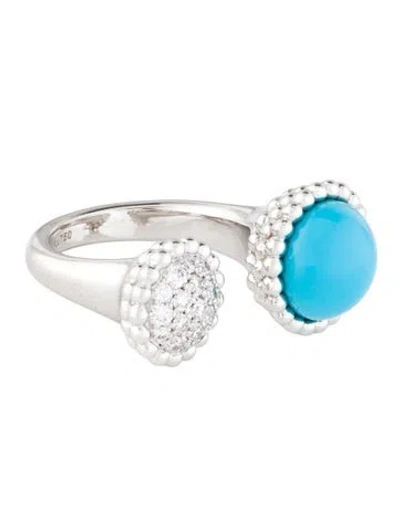Pre-owned Van Cleef & Arpels Perlée Couleurs Between The Finger Ring In Multi