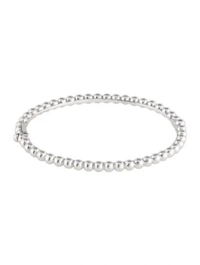 Pre-owned Van Cleef & Arpels Perlee Pearls Of Gold Bracelet, 5.75" In Multi