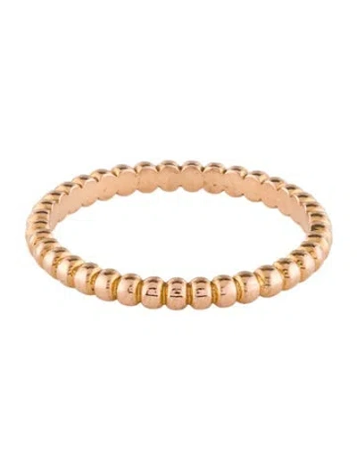 Pre-owned Van Cleef & Arpels Perlée Pearls Of Gold Ring, Small Model In Multi