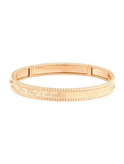 Pre-owned Van Cleef & Arpels Perlee Signature Bracelet, 6.5" In Multi