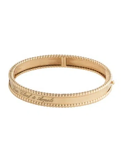 Pre-owned Van Cleef & Arpels Perlée Signature Bracelet, Extra Small Model, 6" In Multicolor