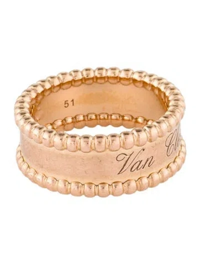 Pre-owned Van Cleef & Arpels Perlée Signature Ring In Multi