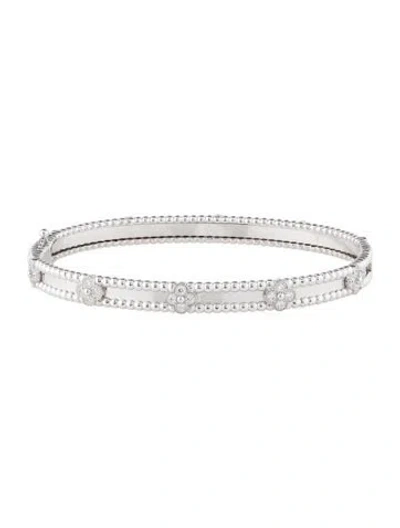 Pre-owned Van Cleef & Arpels Perlée Sweet Clovers Bracelet, Large Model, 7.25" In Multi