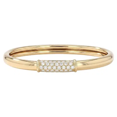 Pre-owned Van Cleef & Arpels Philippine Diamond Bangle In Multi