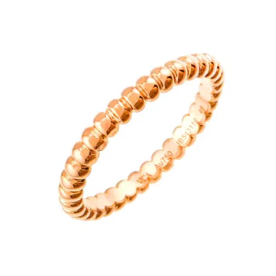 Pre-owned Van Cleef & Arpels Pink Gold (18k) Band Ring () In Multi