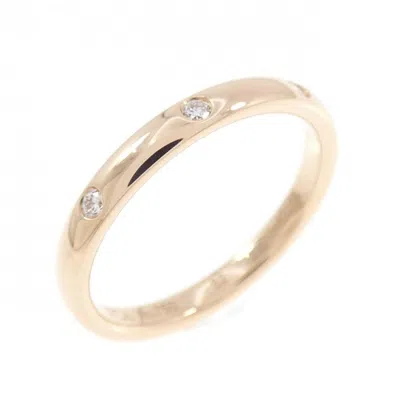 Pre-owned Van Cleef & Arpels Pink Gold (18k) Band Ring ()