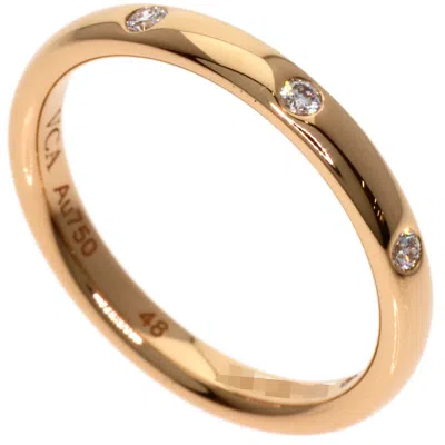 Pre-owned Van Cleef & Arpels Pink Gold (18k) Band Ring ()