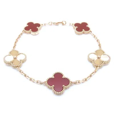Pre-owned Van Cleef & Arpels Pink Gold (18k) Charm Bracelet () In Multi