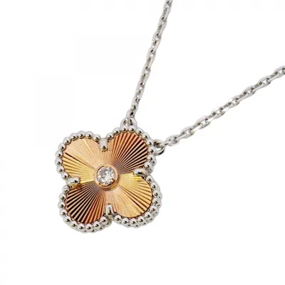 Pre-owned Van Cleef & Arpels Pink Gold (18k) Gold (18k) Necklace () In Multi