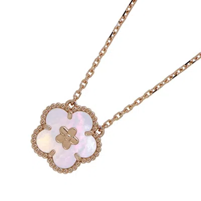 Pre-owned Van Cleef & Arpels Pink Gold Necklace () In Multi