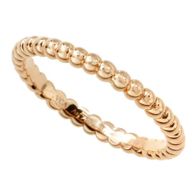 Pre-owned Van Cleef & Arpels Pink Gold Pink Gold (18k) Band Ring ()