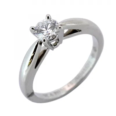 Pre-owned Van Cleef & Arpels Platinum 950 Band Ring () In Multi