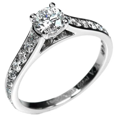 Pre-owned Van Cleef & Arpels Platinum 950 Band Ring ()