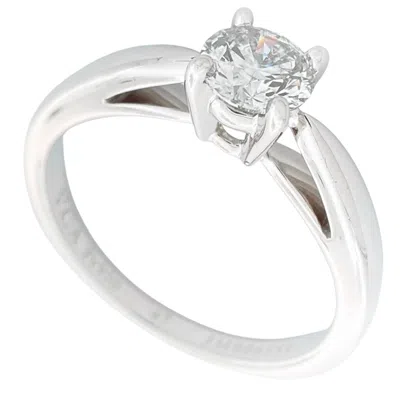 Pre-owned Van Cleef & Arpels Platinum 950 Band Ring ()