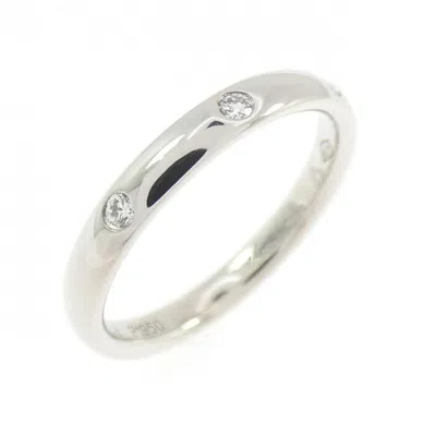 Pre-owned Van Cleef & Arpels Platinum 950 Band Ring ()