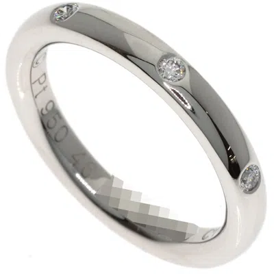 Pre-owned Van Cleef & Arpels Platinum 950 Band Ring ()