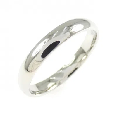 Pre-owned Van Cleef & Arpels Platinum 950 Band Ring ()
