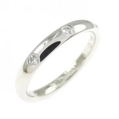 Pre-owned Van Cleef & Arpels Platinum 950 Band Ring ()