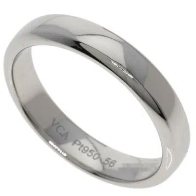 Pre-owned Van Cleef & Arpels Platinum 950 Band Ring ()