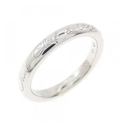 Pre-owned Van Cleef & Arpels Platinum 950 Band Ring ()