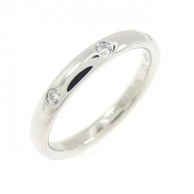 Pre-owned Van Cleef & Arpels Platinum 950 Band Ring ()