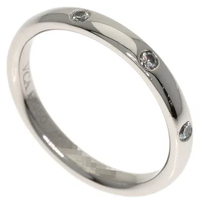Pre-owned Van Cleef & Arpels Platinum 950 Band Ring ()