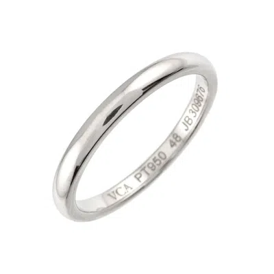 Pre-owned Van Cleef & Arpels Platinum 950 Band Ring ()