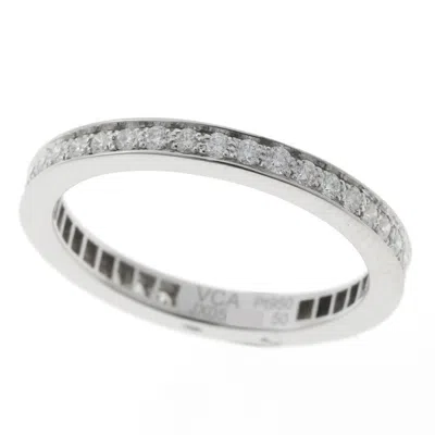 Pre-owned Van Cleef & Arpels Platinum Platinum 950 Band Ring ()