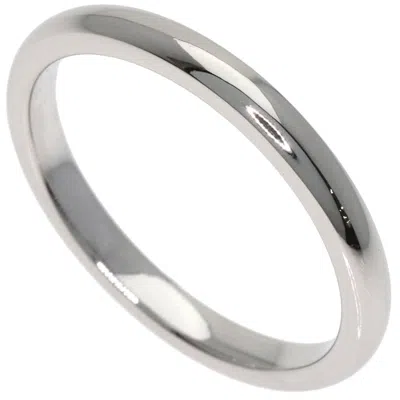 Pre-owned Van Cleef & Arpels Platinum Platinum 950 Band Ring ()