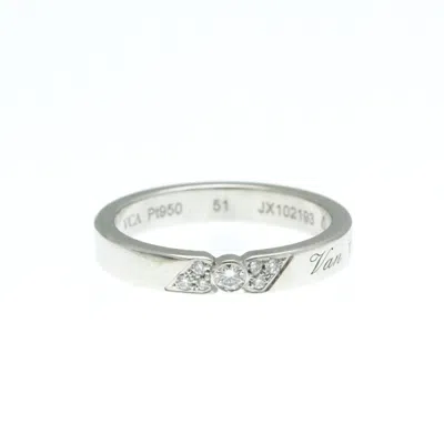 Pre-owned Van Cleef & Arpels Platinum Ring Jewelry () In Silver