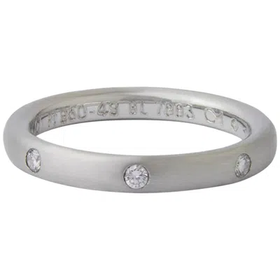 Pre-owned Van Cleef & Arpels Platinum  Infini Etoile Diamond Band In Multi