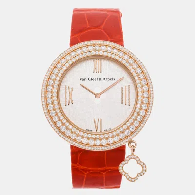 Pre-owned Van Cleef & Arpels Charms Arm93600 In Silver