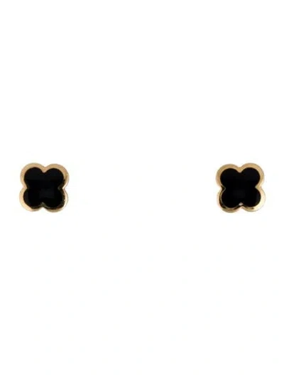 Pre-owned Van Cleef & Arpels Pure Alhambra Earstuds In Multi