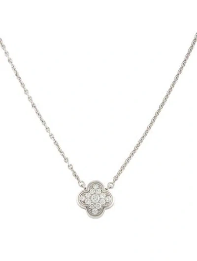 Pre-owned Van Cleef & Arpels Pure Alhambra Pendant, Small Model, 16.25" In Multicolor