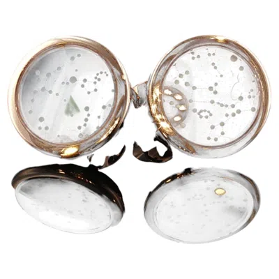Pre-owned Van Cleef & Arpels Rare  18k Rose Gold Constellation Enamel Cufflinks 23.6g 18mm In Red