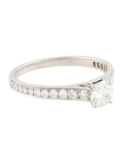 Pre-owned Van Cleef & Arpels Romance Solitaire Engagement Ring In Multi