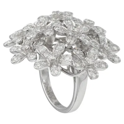 Pre-owned Van Cleef & Arpels "socrate" Diamond Bouquet Ring In Multiple