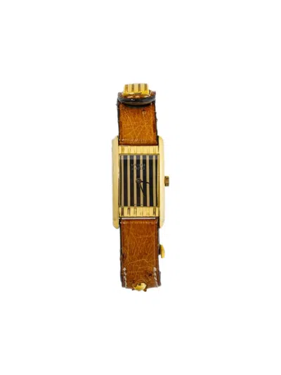Pre-owned Van Cleef & Arpels Striped-dial 29mm In Neutral