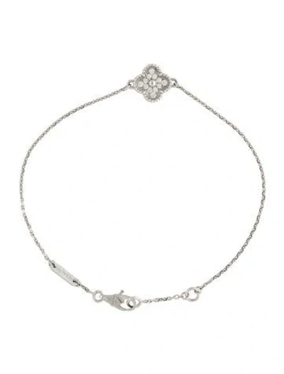 Pre-owned Van Cleef & Arpels Sweet Alhambra Bracelet, 1 Motif, 7" In Multi