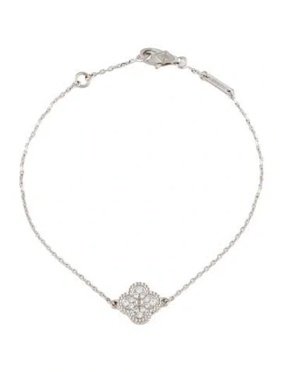 Pre-owned Van Cleef & Arpels Sweet Alhambra Bracelet, 1 Motif, 7" In Multicolor