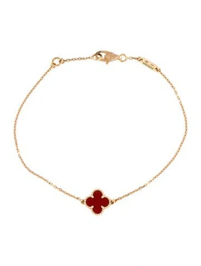 Pre-owned Van Cleef & Arpels Sweet Alhambra Bracelet In Multicolor