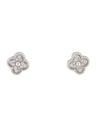 Pre-owned Van Cleef & Arpels Sweet Alhambra Earrings In Multi