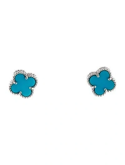 Pre-owned Van Cleef & Arpels Sweet Alhambra Earstuds In Multi