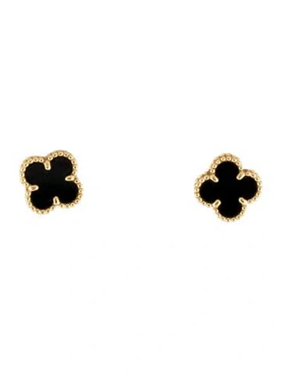 Pre-owned Van Cleef & Arpels Sweet Alhambra Earstuds In Multi