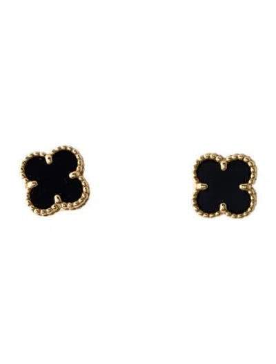 Pre-owned Van Cleef & Arpels Sweet Alhambra Earstuds In Multi